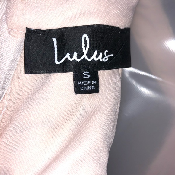 Love Poem Blush Pink Lace Dress Size Small - Picture 5 of 6